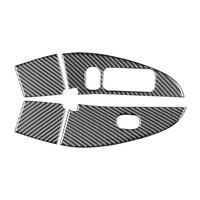 Carbon Fiber LHD for C Class W203 2005-2007 Window Lift Switch Panel Cover Trim Interior Accessories