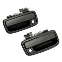 2Pcs Front Left &Right Exterior Door Handle with Key Hole for 6922035030 6921035030 Black