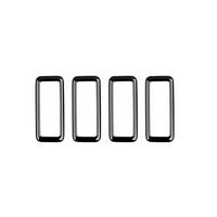 Car Rear Roof Air Conditioning Outlet Frame A/C Air Outlet Trim Sticker for Prado LC250 2024 Glossy Black