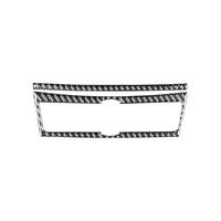 For TSX 2009-2014 Carbon Fiber Center Console AC Air Control Switch Panel Cover Trim Interior Accessories