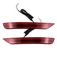 1 Pair LED Rear Bumper Reflector Tail Brake Signal Light Lamp for 08-16