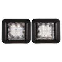 2Pcs LED Car Rear License Number Plate Light FL3Z-13550-A FL3Z13550A for 2015-2018