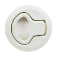 YH9073 Push-Type Door Lock Round Panel Cabinet Lock Flat Lock for Closet Door Drawer RV Toilet Door Cabinet Door Handle