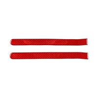 Carbon Fiber Rear Light Emblems Side Lamp Trim for 2018-2023 Red