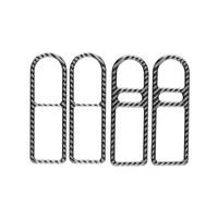 Carbon Fiber Interior Door Handle Bowl Frame Cover Trim for Golf 4 MK4 R32 99-04 TYPE B