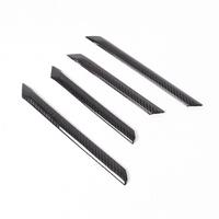 For 5 Series G60 2024 Real Carbon Fiber Car Door Inner Handle Decorative Strips Stickers Interior Accessories