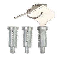 3 Lock Cylinder with 2 Keys Front Barrel & Boot Lock for R4 (4L), R6, R12, R15 and R17 7700547887