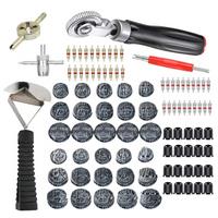 General Car Motorcycle Tyre Tire Repair Rubber Glues Patch Tool Packet for Radial Tire,Tubeless Tire Patch,85Pcs