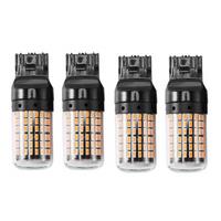 4Pcs Super Bright Canbus T20 7440 W21W Wy21W 144-Smd Reverse Light Turn Signal Light Error Free T20