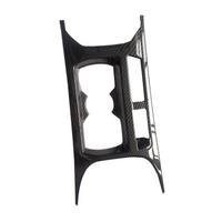 For 2018-2024 LHD Carbon Fiber Car Central Console Water Cup Panel Cover Trim Accessories