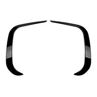 Car Front Bumper Lip Splitter Spoiler Fog Light Canard Trim for MK3 2024+ Bright Black