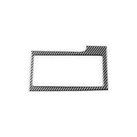Carbon Fiber for TL 2004-2008 LHD Central Console Cup Holder Panel Cover Trim Stickers Interior Accessories