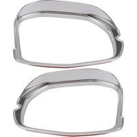 Rearview Mirror Eyebrow Cover Trim Rain Shade Cover for -V XRV XR-V 2022 2023 Chrome