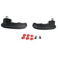 Car Rearview Mirror LED Turn Signal Lights with Wiring Harness Deul Clour Indicator Lights for 2019-2022