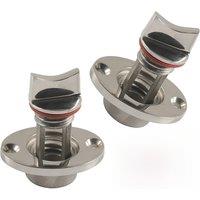 Marine Drain Plug Stainless Steel Boat Drain Plug Kit Transom Boat Plug for 1 Inch Hole, Thread for 3/4 Inch