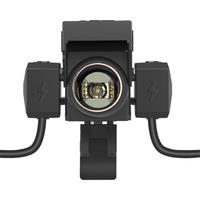 PD QC3.0 Motorcycle Charge 3-in-1 USB Type C Connector Battery Charger Power Socket