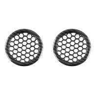 2PCS Car Interior Speaker Trim Covers Carbon Fiber Color for Dolphin