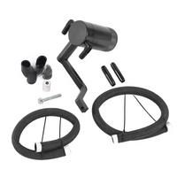 Car Modification Oil Catch Can Kit Oil Breathable Pot Kit for Charger 2011-2021 Black