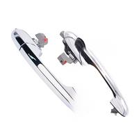 1Pair Exterior Door Handle Front Driver & Passenger Side Door Outer Hand for 500 735451696, 735451697