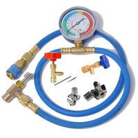 R134A Air Conditioning Refrigerant Charging Hose With Gauge Recharge Measuring Hose Refrigerant Charging Pipe for Car