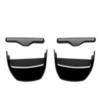 Car Rearview Mirror Base Trim Sticker Car Exterior Decoration Accessories for Prado LC250 2024 Glossy Black