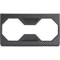 Center Console Cup Holder Trim Cover for Cybertruck 2024 Interior Accessories Matte Carbon Fiber Pattern