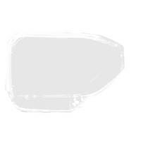 Car Headlight Shell Lamp Shade Transparent Lens Cover Headlight Cover for 2018-2021 Left