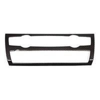 Car Air Conditioning Volume Button Frame Decorative Button Frame Carbon Fiber Texture for X5 2008-2013