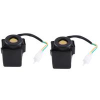 2 Pcs Start Solenoid Valve Relay Gy6 70Cc/110Cc/650Cc/125Cc/150Cc for Motorcycle Atv Scooter