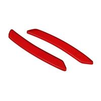 2Pc Car Wheel Eyebrow Reflective Sticker Trim Universal Car Reflector Strip- Warning Tape Reflective Sticker A
