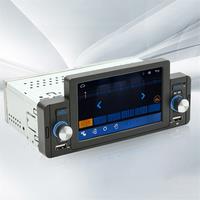 1 Din 5 Inch Car Radio Carplay Stereo Bluetooth MP5 Player Wireless Carplay+Android Auto TF USB FM Touch Screen