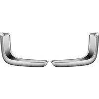 Car Front Fog Light Eyebrow Trim Sticker for Freed Crosstar 2024 Fog Lamp Eyebrow Silver