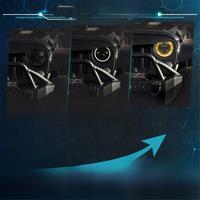 7 Inch LED Headlights, Round Projector Headlamps with High Low Beam DRL Turn Signal for JK LJ CJ TJ