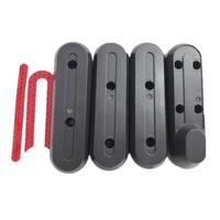 Easy to Install Front & Rear Side Wheel Cover Set with Reflective Stickers for M365 Electric Scooter White