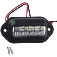 LED License Plate Light Waterproof License Plate Tail Light for Trailers, RV, Trucks, Boats