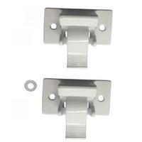 2PCS Awning Arm Lower Mounting Brackets for RV Trailer Bottom Replacement