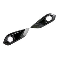 Front Fog Light Lamp Cover Trim for -X MUX 2022 2023 Exterior Accessories Carbon Fiber