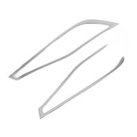 Car Rear Fog Light Lamp Cover Trim Foglight Bezel Decoration Frame for 2022-2024 Silver