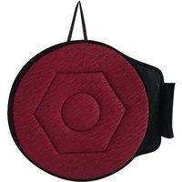 360 Rotating Seat Cushion,15.7in Seat Cushion for Car Swivel Seat Cushion for Elderly for Home, Office Chairs Red