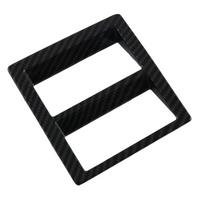 For Fortuner 2024 LHD ABS Carbon Fiber Car Headlight Adjustment Switch Cover Trim Decoration