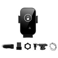 Wireless Carplay Adapter Android Auto Dongle & 15W Car Charger & Car Air Vent Dashboard Phone Holder