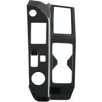 For 2024 ABS LHD Carbon Fiber Center Console Gear Shift Cup Holder Cover Trim Accessories