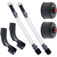 Racing Fuel Filler Hose Transparent PVC Gas Tank Hose Universal Fuels Replacement Jug Cap with Hose Bender Car