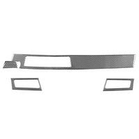 For 5 Series E60 2004-2007 Carbon Fiber Car Dashboard Air Outlet Panel Trim Cover Interior Accessories