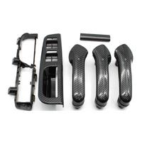 Carbon Fiber LHD Car Front Rear Left Right Door Pull Grab Handle for Golf 4 MK4 1999-2004
