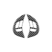 Carbon Fiber for 2009 2010 2011 Car Steering Wheel Buttons Cover Trim Interior Accessories