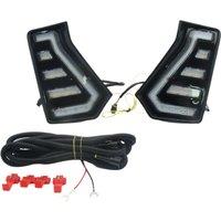 Car Headlight DRL Daytime Running Light Fog Lights Daul Colour LED Turn Signal Light for 2024