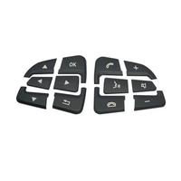 Car Steering Wheel Button Covers Trim Stickers for GLC X253 C Class W205 CLA GLA a Class X156 C117