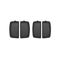 For Lixiang 2022 2023 L7 L8 L9 Car Door Handle Silicone Storage Pad Door Slot Protective Pad Accessories,Black