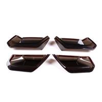 For C7 2014-2019 Car Rear Tail Light Cover Rear Fog Lamp Cover Trim Sticker Accessories - Smoked Black